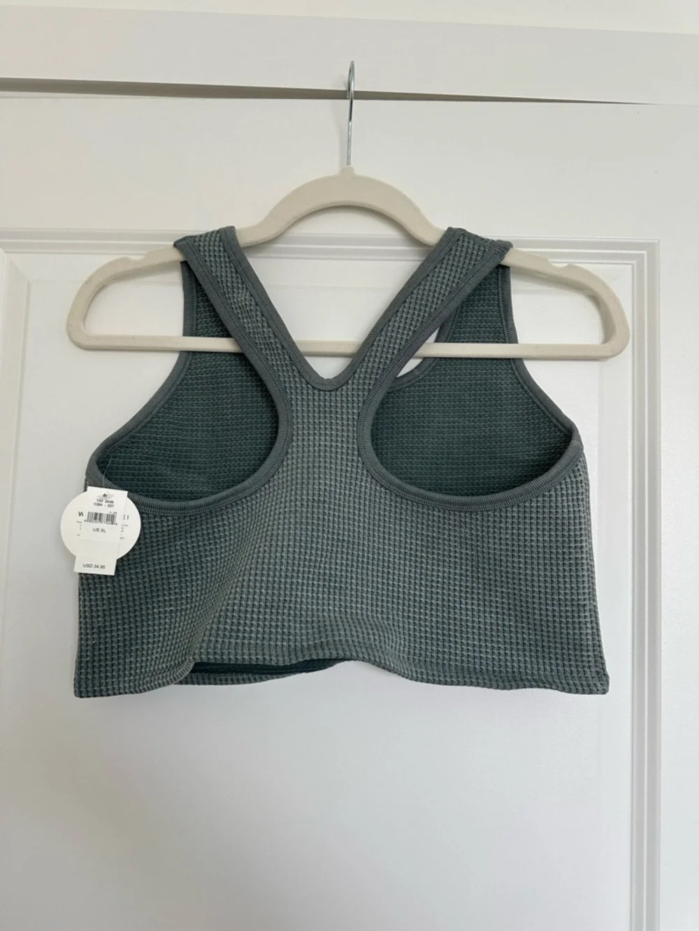 Aerie OFFLINE Main Squeeze Seamless Waffle Sports Bra Size XL NWT - Picture 5 of 13